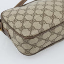 GUCCI GG Supreme Shoulder Bag PVC Beige Gold 007 084 0092 Auth 184480-17
