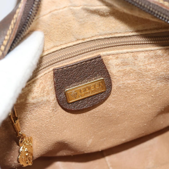 GUCCI GG Supreme Shoulder Bag PVC Beige Gold 007 084 0092 Auth 184480