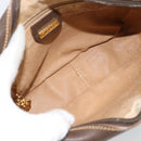 GUCCI GG Supreme Shoulder Bag PVC Beige Gold 007 084 0092 Auth 184480-10