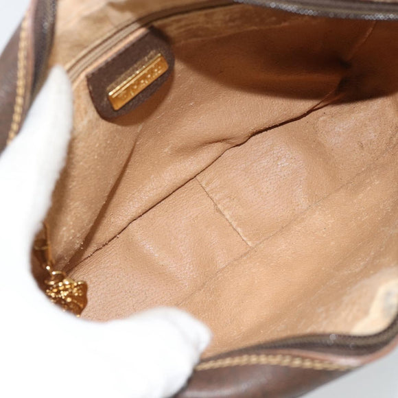 GUCCI GG Supreme Shoulder Bag PVC Beige Gold 007 084 0092 Auth 184480