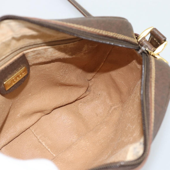 GUCCI GG Supreme Shoulder Bag PVC Beige Gold 007 084 0092 Auth 184480