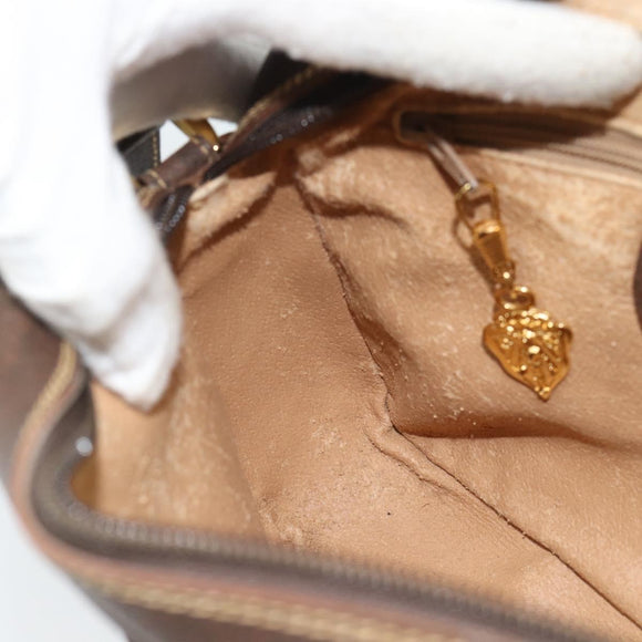 GUCCI GG Supreme Shoulder Bag PVC Beige Gold 007 084 0092 Auth 184480