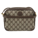 GUCCI GG Supreme Shoulder Bag PVC Beige Gold 007 084 0092 Auth 184480-13