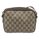 GUCCI GG Supreme Shoulder Bag PVC Beige Gold 007 084 0092 Auth 184480-2