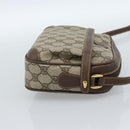 GUCCI GG Supreme Shoulder Bag PVC Beige Gold 007 084 0092 Auth 184480-4