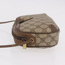 GUCCI GG Supreme Web Sherry Line Bag PVC Beige Gold 89 02 066 Auth 184482-5