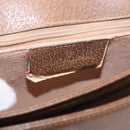 GUCCI Shoulder Bag Leather Gold Brown 72 02 104 Auth 184483-18