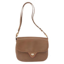 GUCCI Shoulder Bag Leather Gold Brown 72 02 104 Auth 184483-13