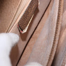 GUCCI Shoulder Bag Leather Gold Brown 72 02 104 Auth 184483-21