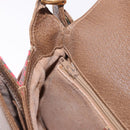 GUCCI Shoulder Bag Leather Gold Brown 72 02 104 Auth 184483-24