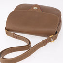 GUCCI Shoulder Bag Leather Gold Brown 72 02 104 Auth 184483-6