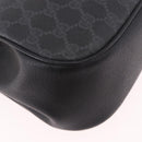 GUCCI GG Supreme Web Sherry Line Tas PVC Zwart Rood 116 02 076 Auth 184484-12