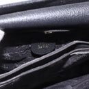 GUCCI Bamboo Hand Bag Suede Black Gold 002 1095 0260 Auth 184488-17