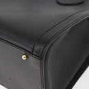 GUCCI Bamboo Hand Bag Leather Black Gold 002 1186 0260 Auth 184491-11