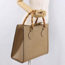 GUCCI Bamboo Hand Bag Leather Brown Gold 002 0260 2615 Auth 184492-21