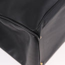 GUCCI Bamboo Hand Bag Leather 2way Black Gold 002 123 0322 Auth 184493-12