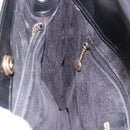 GUCCI Bamboo Hand Bag Leather 2way Black Gold 002 123 0322 Auth 184493-19