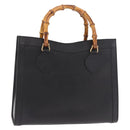GUCCI Bamboo Handtasche Leder Schwarz Gold 002 123 0260 Auth 184494-1