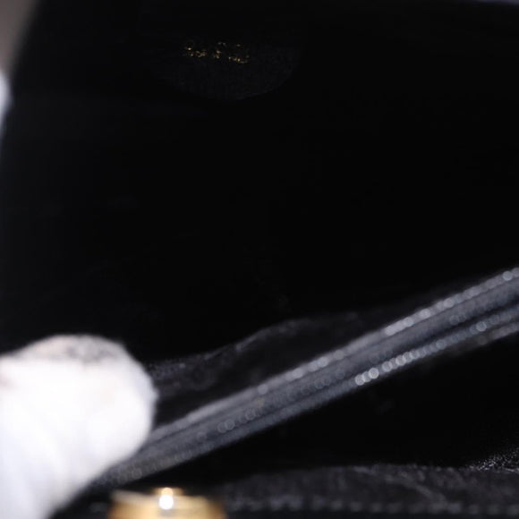 GUCCI Bamboo Handtasche Leder Schwarz Gold 002 123 0260 Auth 184494