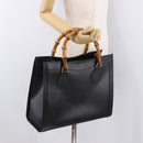 GUCCI Bamboo Handtasche Leder Schwarz Gold 002 123 0260 Auth 184494-24