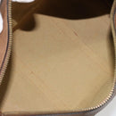 GUCCI GG Supreme Boston Bag PVC Beige Gold Auth 184499-17