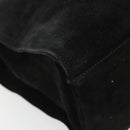 GUCCI Hand Bag Suede Black Silver 002 1025 Auth 184500-14