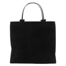 GUCCI Hand Bag Suede Black Silver 002 1025 Auth 184500-13