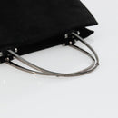 GUCCI Hand Bag Suede Black Silver 002 1025 Auth 184500-7