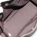 GUCCI GG Canvas Tote Bag Brown Silver 101919 Auth 184501-11