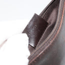 GUCCI GG Canvas Tote Bag Brown Silver 101919 Auth 184501-12