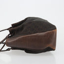 GUCCI GG Canvas Tote Bag Brown Silver 101919 Auth 184501-4
