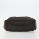 GUCCI GG Canvas Tote Bag Brown Silver 101919 Auth 184501-5