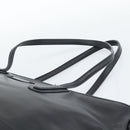 BALLY Hand Bag Leather Black Gold Auth 184506-8