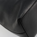 GUCCI Bamboo Shoulder Bag Leather Black Gold 001 3007 3754 Auth 184507-9