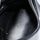 GUCCI Bamboo Shoulder Bag Leather Black Gold 001 3007 3754 Auth 184507-11