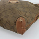 GUCCI Shoulder Bag Leather Beige Gold 007 115 4916 Auth 184510-9