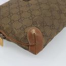 GUCCI Shoulder Bag Leather Beige Gold 007 115 4916 Auth 184510-14