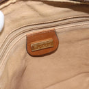 GUCCI Shoulder Bag Leather Beige Gold 007 115 4916 Auth 184510-18