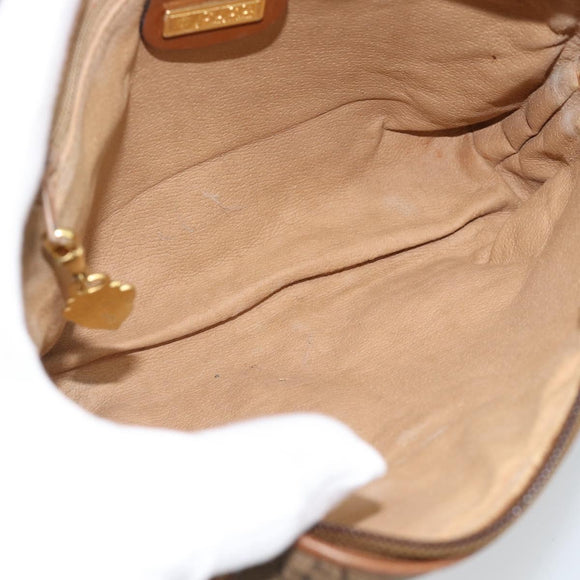 GUCCI Shoulder Bag Leather Beige Gold 007 115 4916 Auth 184510