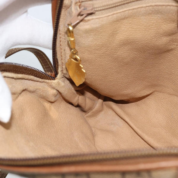 GUCCI Shoulder Bag Leather Beige Gold 007 115 4916 Auth 184510