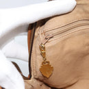 GUCCI Shoulder Bag Leather Beige Gold 007 115 4916 Auth 184510-21