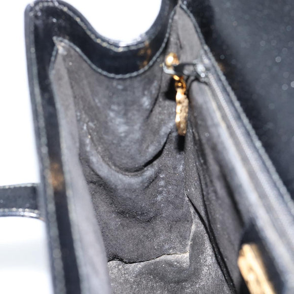 GUCCI Handtasche Leder Schwarz Gold 000 109 0098 Auth 184513