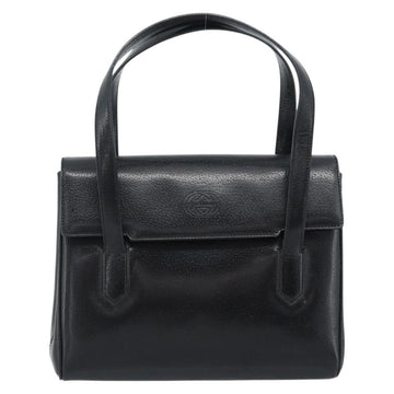 GUCCI Hand Bag Leather Black Gold 000 109 0098 Auth 184513 - 0