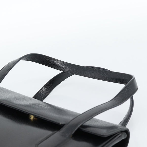 GUCCI Handtasche Leder Schwarz Gold 000 109 0098 Auth 184513