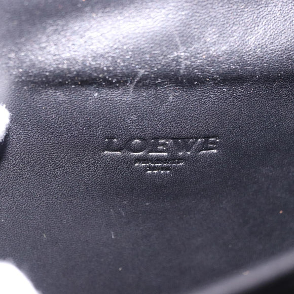 LOEWE Anagram Hand Bag PVC Gray Gold Auth 184514V