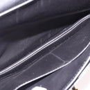 LOEWE Anagram Hand Bag PVC Gray Gold Auth 184514V-10