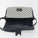 GUCCI GG Supreme Shoulder Bag PVC Navy Gold 14 01 4084 Auth 184523-15