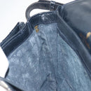 GUCCI GG Supreme Shoulder Bag PVC Navy Gold 14 01 4084 Auth 184523-19