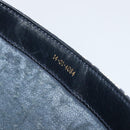 GUCCI GG Supreme Shoulder Bag PVC Navy Gold 14 01 4084 Auth 184523-22