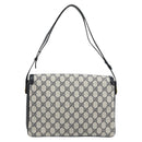 GUCCI GG Supreme Shoulder Bag PVC Navy Gold 14 01 4084 Auth 184523-3